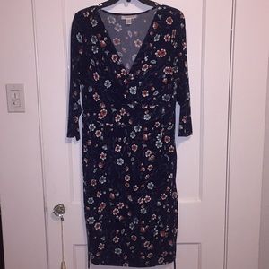 3/4 sleeve maternity dress